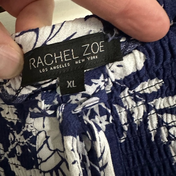 Rachel Zoe Floral Blue and White Skirt - Picture 4 of 6